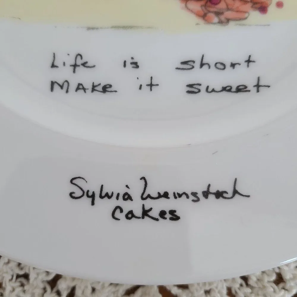 Sylvia Weinstock Felissimo Dessert Hors D'Oeuvres Cake Plate Make It Sweet